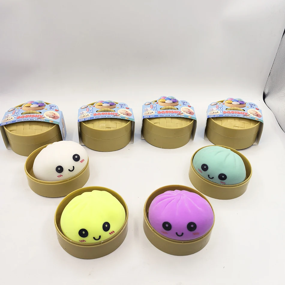 Colorful Simulated Dumpling Squishy Relaxing Relieve Anxiety Antistress Enhance Happiness Reusable Rebound Squeeze Reliever Toy
Colorful Simulated Dumpling Squishy Relaxing Relieve Anxiety Antistress Enhance Happiness Reusable Rebound Squeeze Reliever Toy