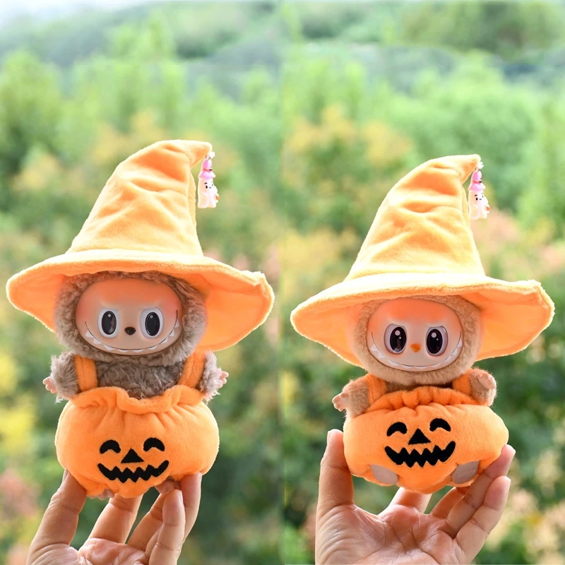 17cm Labubu Halloween Pumpkin Clothes Creative Witch Hats Suitable for V1 V2 V3 Labubu Clothing Accessories Toys Christmas Gifts
17cm Labubu Halloween Pumpkin Clothes Creative Witch Hats Suitable for V1 V2 V3 Labubu Clothing Accessories Toys Christmas Gifts