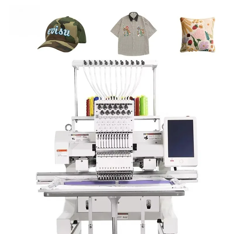 Industrial Computerized Embroidery Machine for T Shirt Cap Jacket and Garment Decoration Applications
Industrial Computerized Embroidery Machine for T Shirt Cap Jacket and Garment Decoration Applications