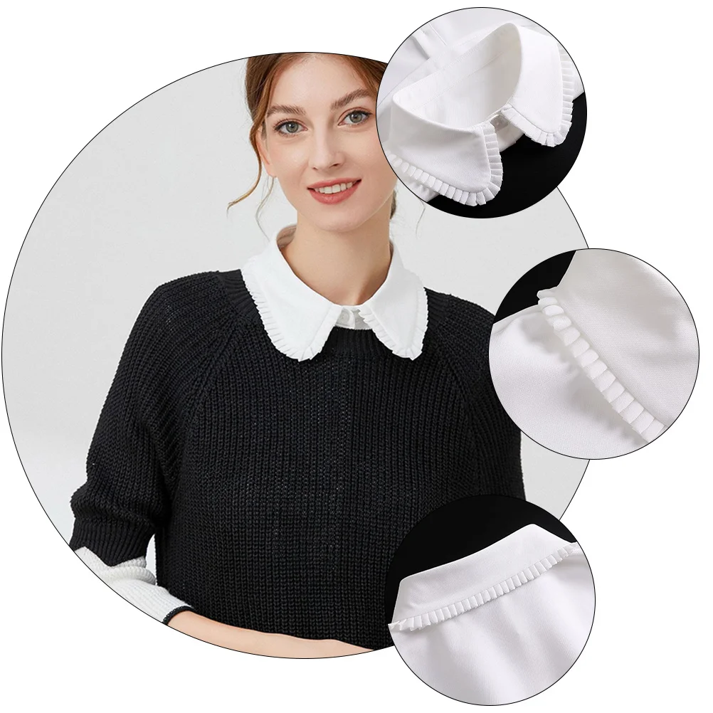 1Pcs Chiffon Fake Collar Women Half-Shirt Blouse Comfortable Durable Fashion Accessory for All Occasions Women Half-Shirt Blouse
1Pcs Chiffon Fake Collar Women Half-Shirt Blouse Comfortable Durable Fashion Accessory for All Occasions Women Half-Shirt Blouse