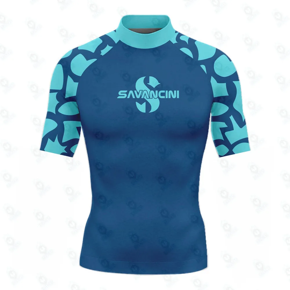 New Men's Short Sleeve Regular Surfing Sun Shirt Surf T-Shirts Beach Sunscreen Rashguard UV Protection Savancini Swimwear Suit
New Men's Short Sleeve Regular Surfing Sun Shirt Surf T-Shirts Beach Sunscreen Rashguard UV Protection Savancini Swimwear Suit