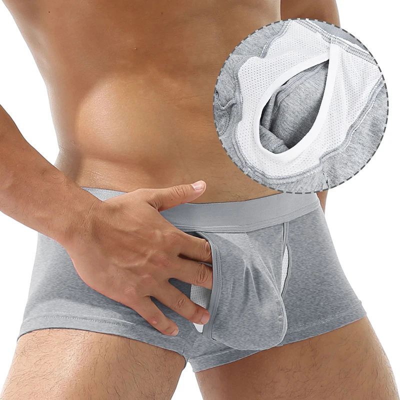 New Design Men's Underwear Boxers Breathable Underpants Sexy Briefs Low Waist Panties Big open Pounch Sexy Men Boxer Trunk
New Design Men's Underwear Boxers Breathable Underpants Sexy Briefs Low Waist Panties Big open Pounch Sexy Men Boxer Trunk