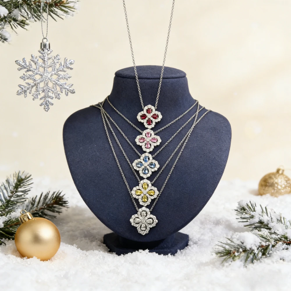 Модное колье 2026 года с французским дизайном, полностью инкрустированное бриллиантами, в форме цветка с четырьмя лепестками, сверкающее, для женщин, элегантное, очаровательное, подарок для вечеринки
Модное колье 2026 года с французским дизайном, полностью инкрустированное бриллиантами, в форме цветка с четырьмя лепестками, сверкающее, для женщин, элегантное, очаровательное, подарок для вечеринки