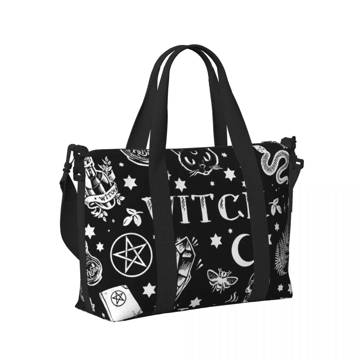 Skull Cat Moon Gothic Design Beach Travel Bag Large Capacity Tote Bags for Gym Sport Women Shopping Duffle Shoulder Bag
Skull Cat Moon Gothic Design Beach Travel Bag Large Capacity Tote Bags for Gym Sport Women Shopping Duffle Shoulder Bag