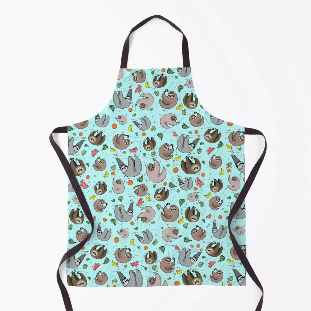 Sloths in Blue Apron men's barbecue Barista restaurant accessories useful gadgets for home Apron
Sloths in Blue Apron men's barbecue Barista restaurant accessories useful gadgets for home Apron