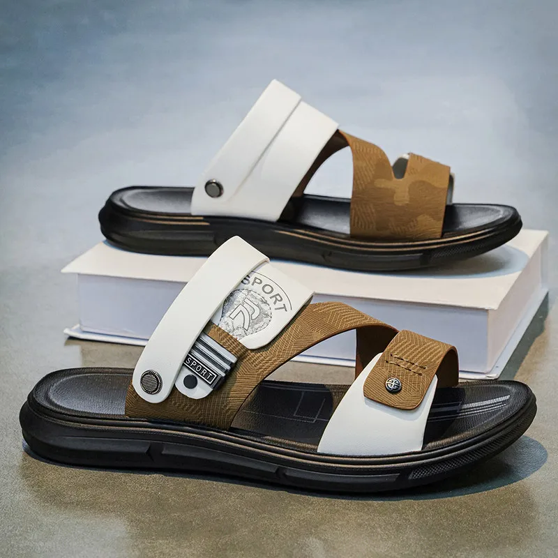 Men's Summer Outdoor Wear-Resistant Anti-Slip Soft Bottom Sandals Casual Beach Slippers Driving Two-Purpose Comfortable Sandals
Men's Summer Outdoor Wear-Resistant Anti-Slip Soft Bottom Sandals Casual Beach Slippers Driving Two-Purpose Comfortable Sandals