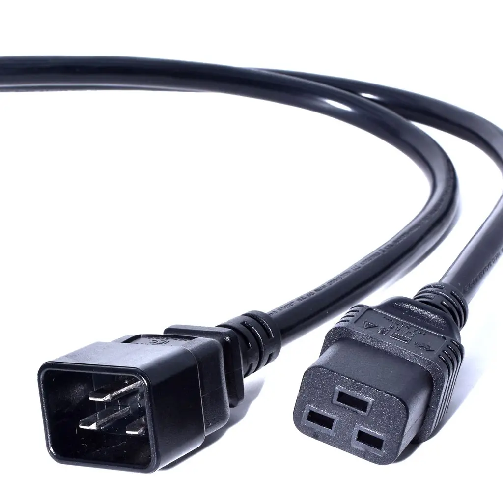 IEC32 C20 «папа» — «мама» C19 Компьютерный кабель питания 16A 250 В переменного тока Провод для сервера PDU/UPS Шнур питания 3G2,5 мм
IEC32 C20 «папа» — «мама» C19 Компьютерный кабель питания 16A 250 В переменного тока Провод для сервера PDU/UPS Шнур питания 3G2,5 мм