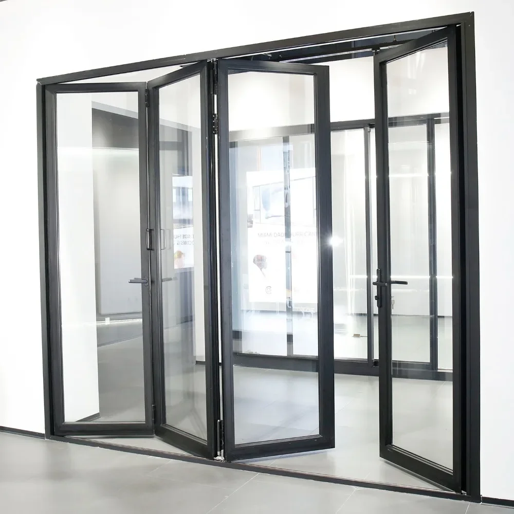 Sixinalu Patio Bifold Doors Thermal Break Aluminum Accordion Double-glazed Tempered Glass Folding Door Price Per Square Meter
Sixinalu Patio Bifold Doors Thermal Break Aluminum Accordion Double-glazed Tempered Glass Folding Door Price Per Square Meter