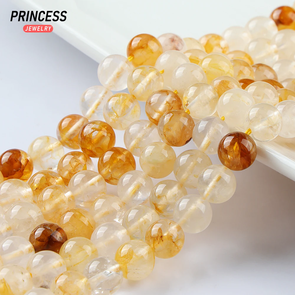 A+ Natural Citrine Yellow Iron Quartz Loose Beads for Jewelry Making Charms Bracelet Wholesale Stone Beads DIY Accessories
A+ Natural Citrine Yellow Iron Quartz Loose Beads for Jewelry Making Charms Bracelet Wholesale Stone Beads DIY Accessories
