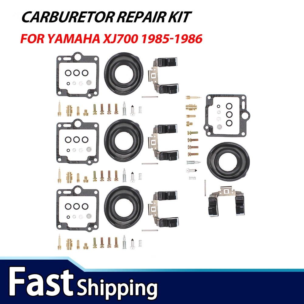 4Sets Carburetor Repair Kit For Yamaha XJ700 Maxim X 1985 1986 Carb Rebuild Set Diaphragm Float
4Sets Carburetor Repair Kit For Yamaha XJ700 Maxim X 1985 1986 Carb Rebuild Set Diaphragm Float