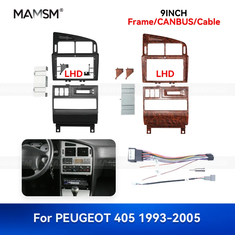 MAMSM 9 inch For PEUGEOT 405 1993-2005 Android Auto Multimedia Navigation GPS MP4 Car Radio Fascia Stereo Frame Wiring Harness
MAMSM 9 inch For PEUGEOT 405 1993-2005 Android Auto Multimedia Navigation GPS MP4 Car Radio Fascia Stereo Frame Wiring Harness