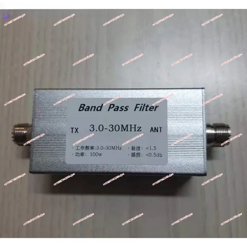 3-30MHz Bandpass Filter BPF Filter M Female LC Filter to Improve Selectivity SNR
3-30MHz Bandpass Filter BPF Filter M Female LC Filter to Improve Selectivity SNR