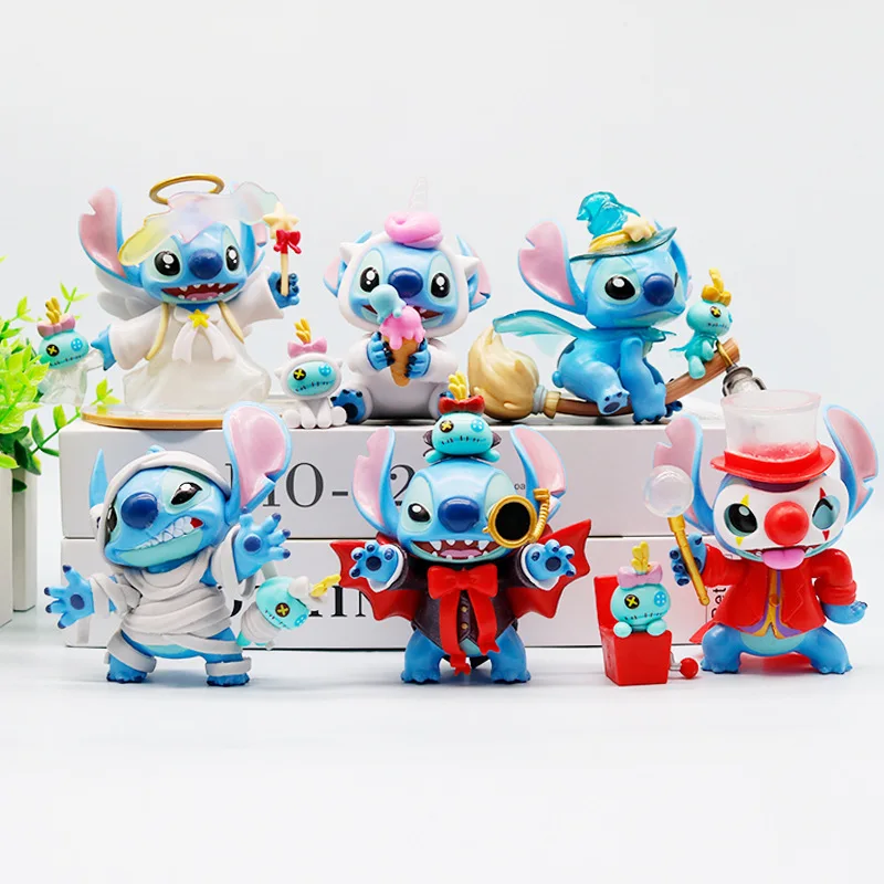 6pcs/set Stitch Doll Statues Lilo & Stitch Funny Diary Series Cute PVC Collectibles Desktop Ornament Birthday Christmas Gifts
6pcs/set Stitch Doll Statues Lilo & Stitch Funny Diary Series Cute PVC Collectibles Desktop Ornament Birthday Christmas Gifts
