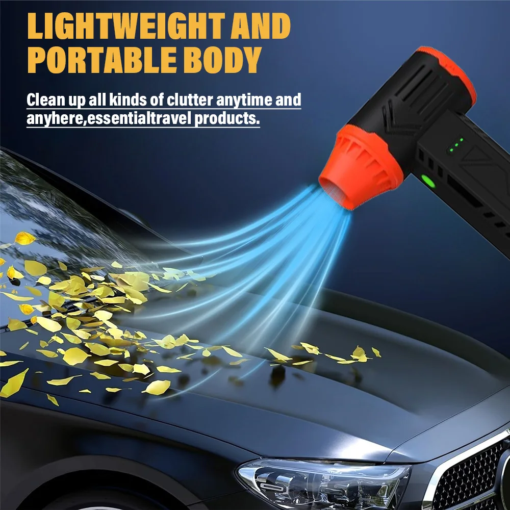 Air Blower 16000mAh Turbo Violent Jet Fan Powerful Car air duster Brushless Duct Fan Snow blower Thrust 800G Car Wash Air Gun
Air Blower 16000mAh Turbo Violent Jet Fan Powerful Car air duster Brushless Duct Fan Snow blower Thrust 800G Car Wash Air Gun