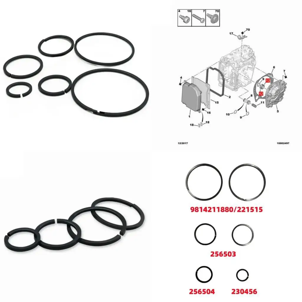 02DE PACK 6 Премиум автоматическая коробка передач набор для уплотнения масла 256504A 9814211880
02DE PACK 6 Премиум автоматическая коробка передач набор для уплотнения масла 256504A 9814211880