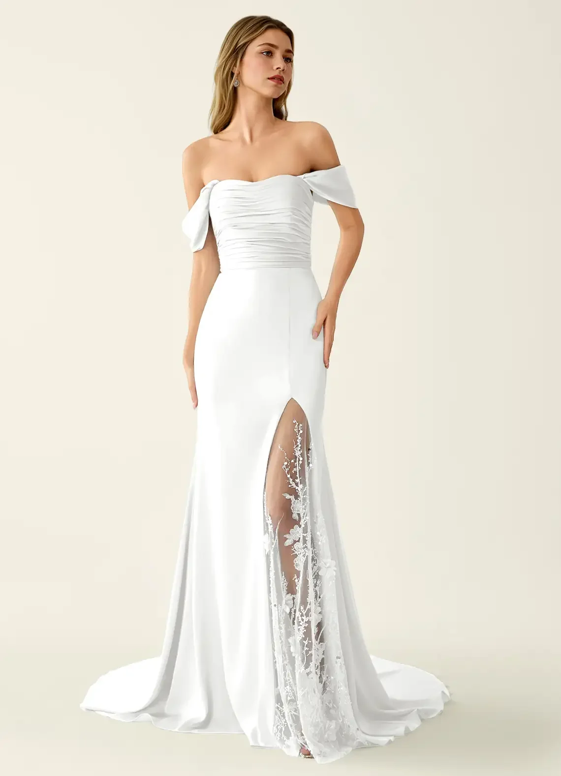 Mordern Off Shoulder Wedding Dresses A-Line Bridal Gown Customized Bride Dresses vestidos de novia فساتين سهره فخم
Mordern Off Shoulder Wedding Dresses A-Line Bridal Gown Customized Bride Dresses vestidos de novia فساتين سهره فخم