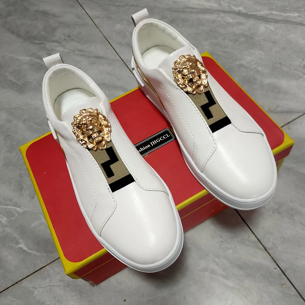 First layer cowhide men's shoes new South Korean v ersion of small white shoes men women large size Zapatos Hombre A6
First layer cowhide men's shoes new South Korean v ersion of small white shoes men women large size Zapatos Hombre A6