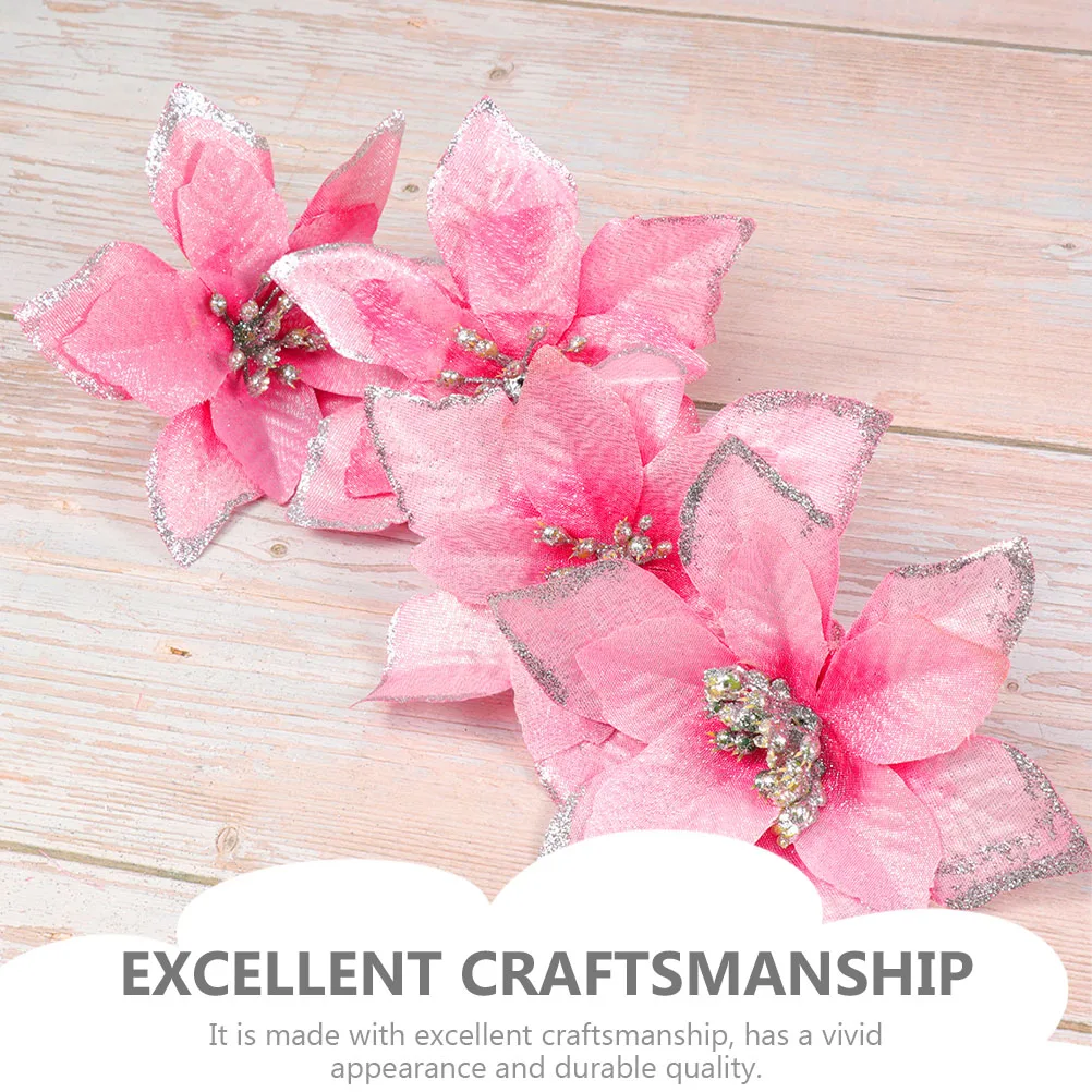 15 Pcs Christmas Flower Decoration Floral Artificial Flowers Indoor for Plastic Decorations Party Hanging Tree Faux
15 Pcs Christmas Flower Decoration Floral Artificial Flowers Indoor for Plastic Decorations Party Hanging Tree Faux