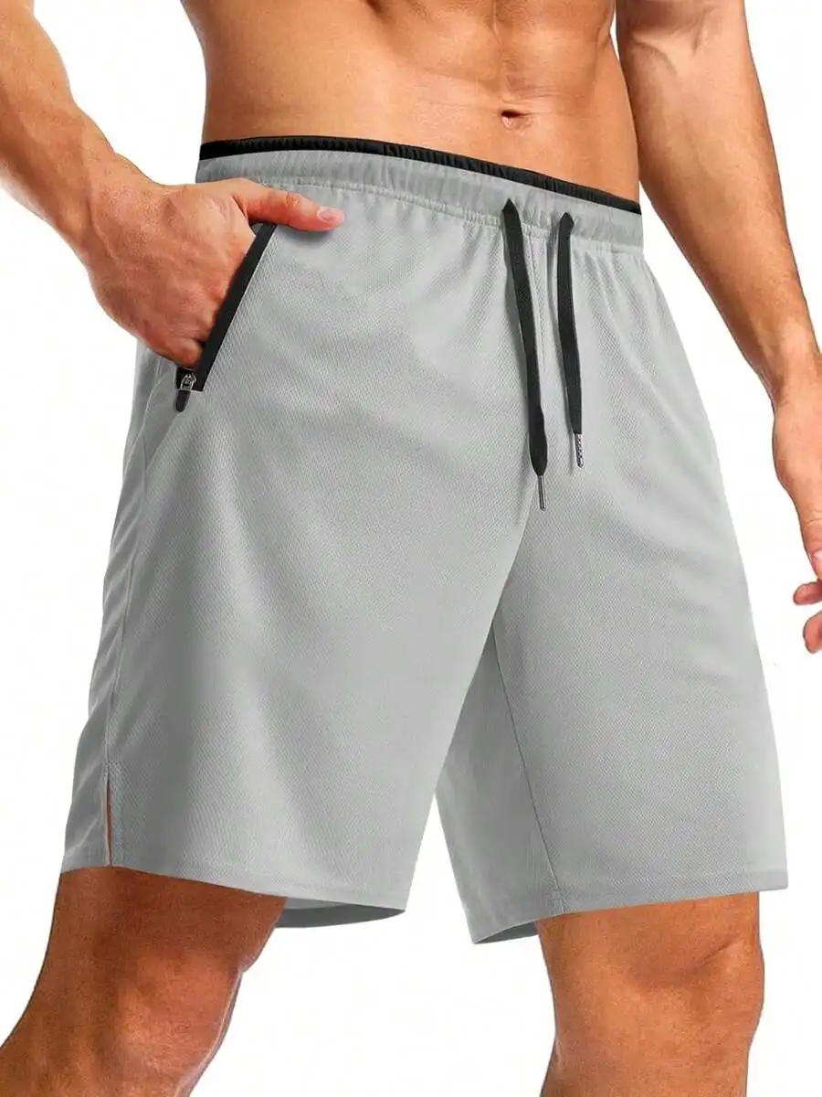 Mens Lightweight Breathable Gym Shorts With Zip Pockets For Running Training
Mens Lightweight Breathable Gym Shorts With Zip Pockets For Running Training