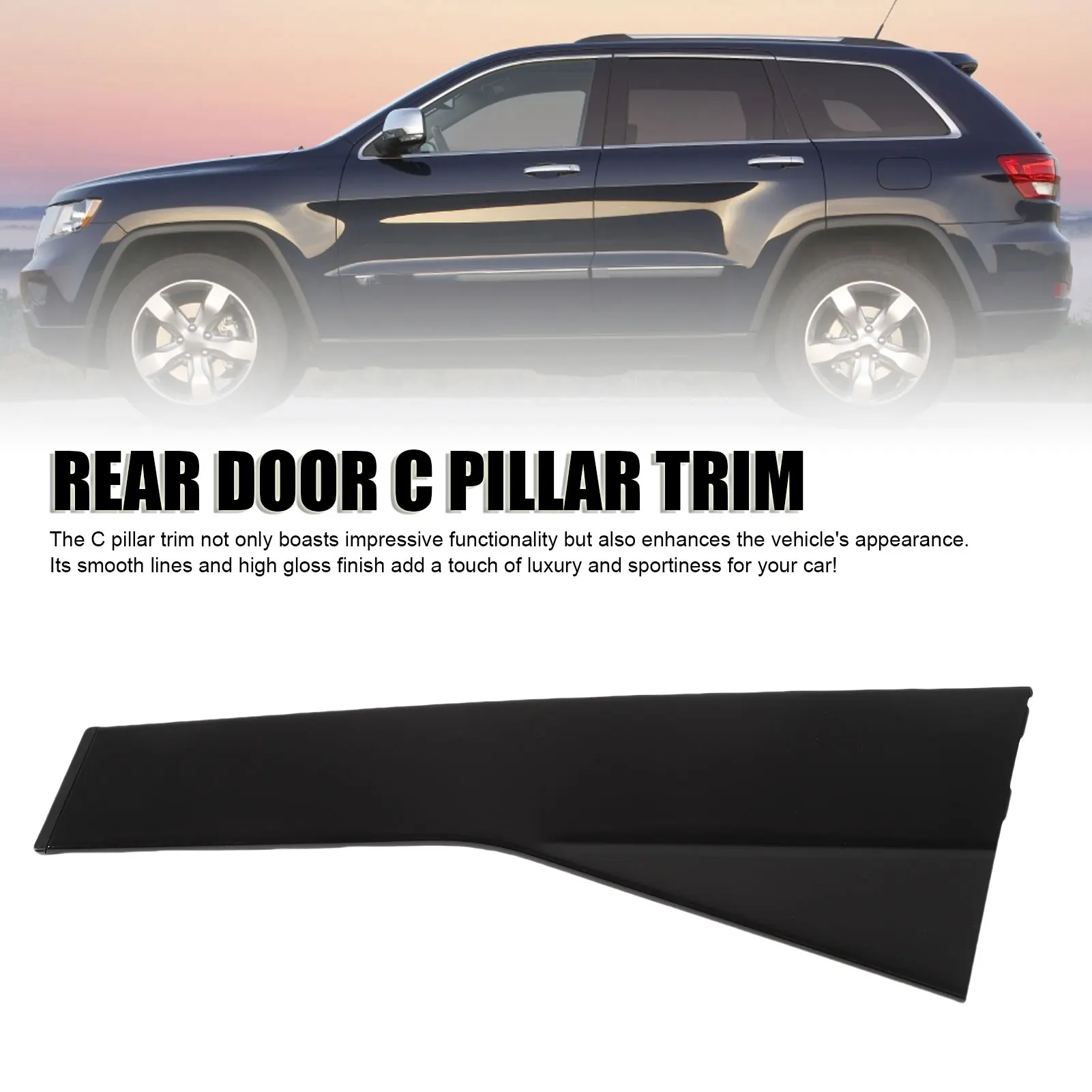 Rear Door C Pillar Trim Window C Pillar Cover Trim Applique Replacement for 2011-2021 Door C Pillar Applique
Rear Door C Pillar Trim Window C Pillar Cover Trim Applique Replacement for 2011-2021 Door C Pillar Applique