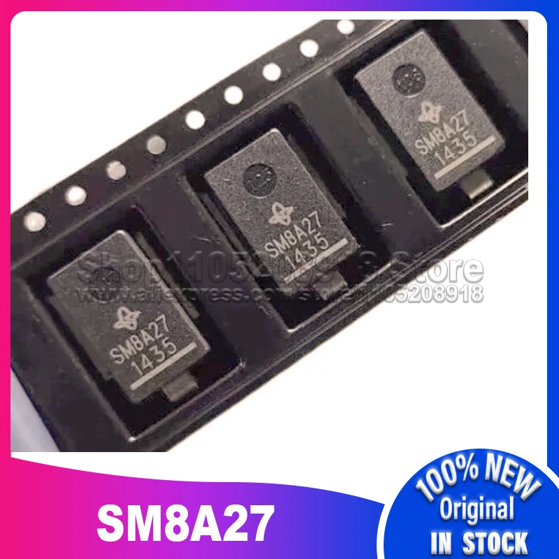 10 шт./лот SM8A27 DO-218AB 100% новый спотовый запас
10 шт./лот SM8A27 DO-218AB 100% новый спотовый запас