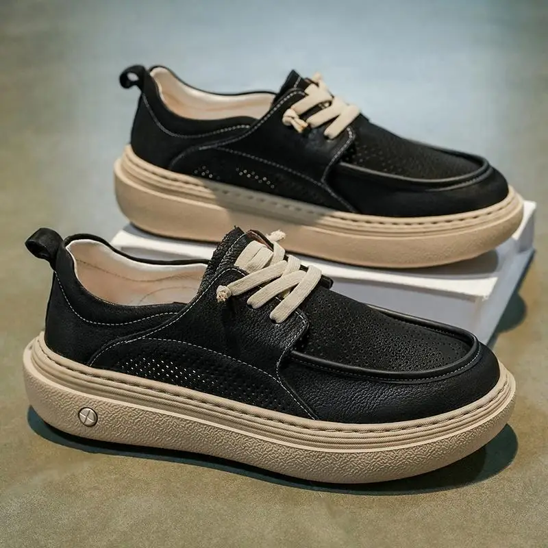 2026 Summer Men's Casual Board Shoes Breathable One-pedal Men's Shoes Platform Sports Men's Shoes
2026 Summer Men's Casual Board Shoes Breathable One-pedal Men's Shoes Platform Sports Men's Shoes