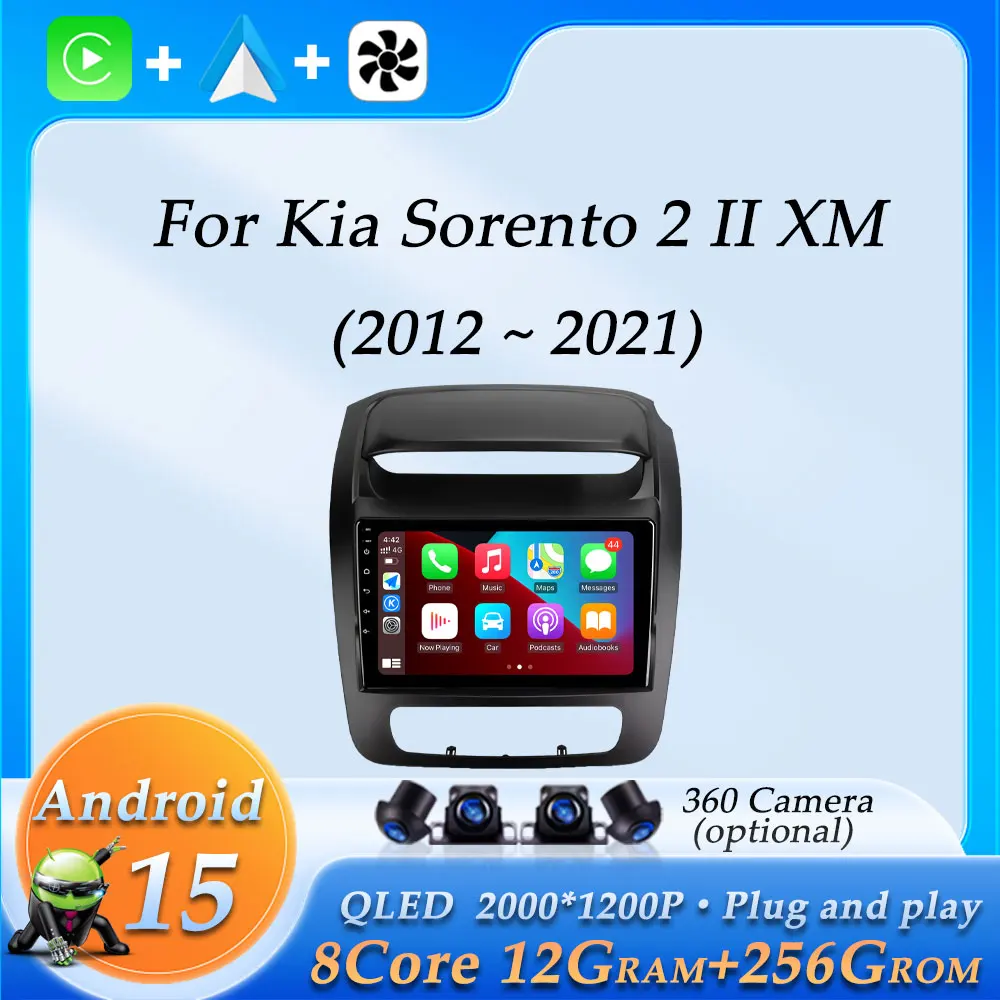 Car Radio Video Multimedia Audio Player for Kia Sorento 2 II XM 2012 - 2021 Wireless CarPlay DSP Stereo Split Screen GPS Navi BT
Car Radio Video Multimedia Audio Player for Kia Sorento 2 II XM 2012 - 2021 Wireless CarPlay DSP Stereo Split Screen GPS Navi BT