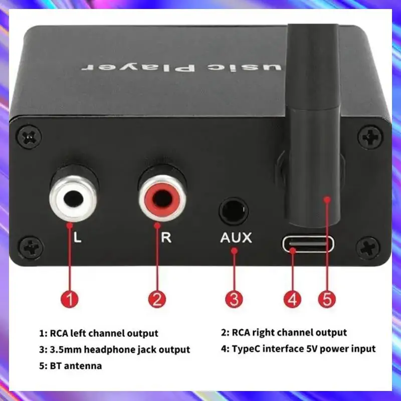 A24U Wireless Sound Adapter For Old Amplifiers Audio Decoding Adapter 5.3 U Disk Music Playback Audio
A24U Wireless Sound Adapter For Old Amplifiers Audio Decoding Adapter 5.3 U Disk Music Playback Audio