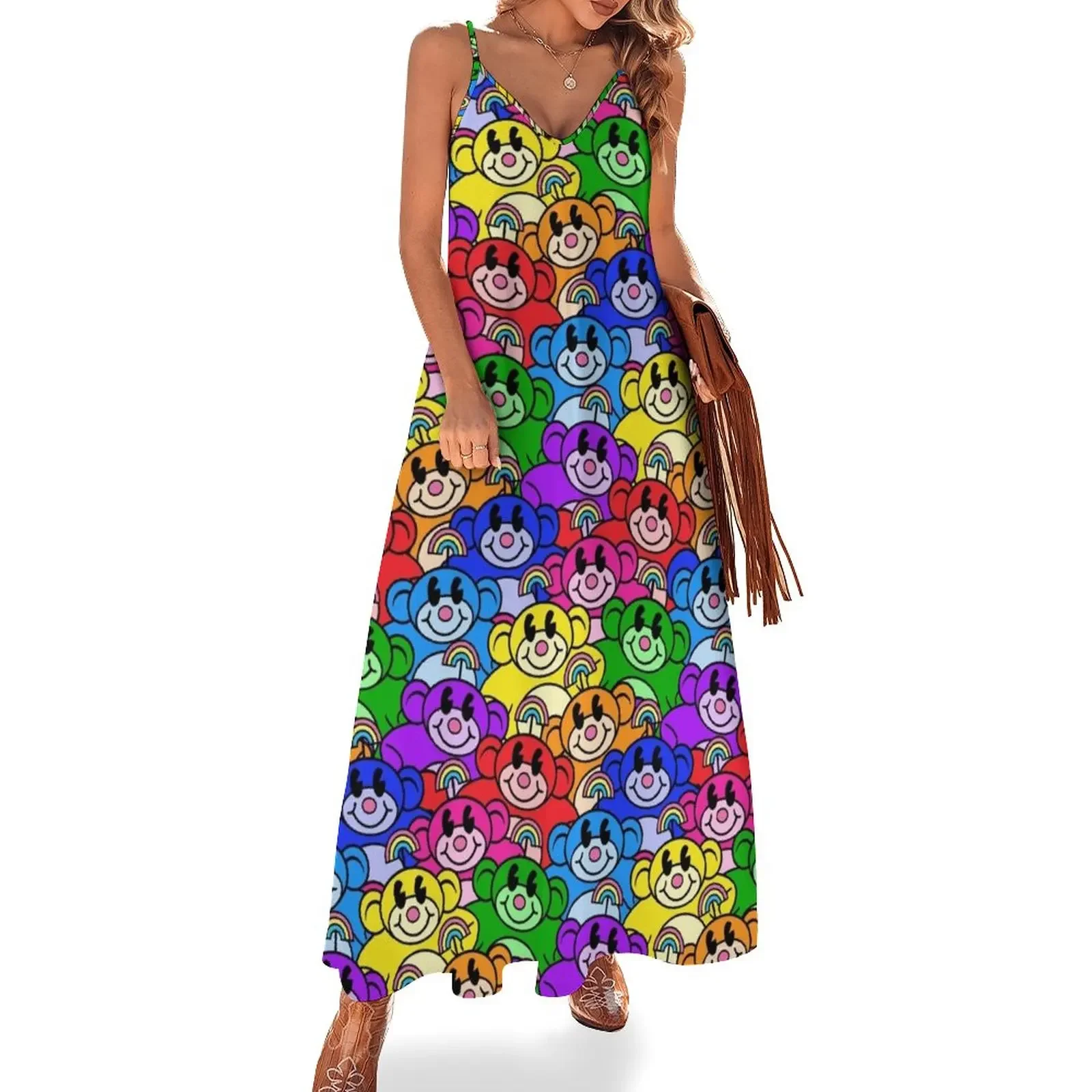 Rainbow Monkeys Sleeveless Dress summer dress woman 2025 trendy Dress woman Long dresses
Rainbow Monkeys Sleeveless Dress summer dress woman 2025 trendy Dress woman Long dresses