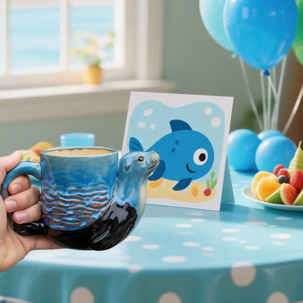325ml Ocean Animals 3D Coffee Mug Handcrafted Resin Cup with Whale/Dolphin/Shark/Turtle Sculpture Ocean Themed Drinkware for Sea
325ml Ocean Animals 3D Coffee Mug Handcrafted Resin Cup with Whale/Dolphin/Shark/Turtle Sculpture Ocean Themed Drinkware for Sea