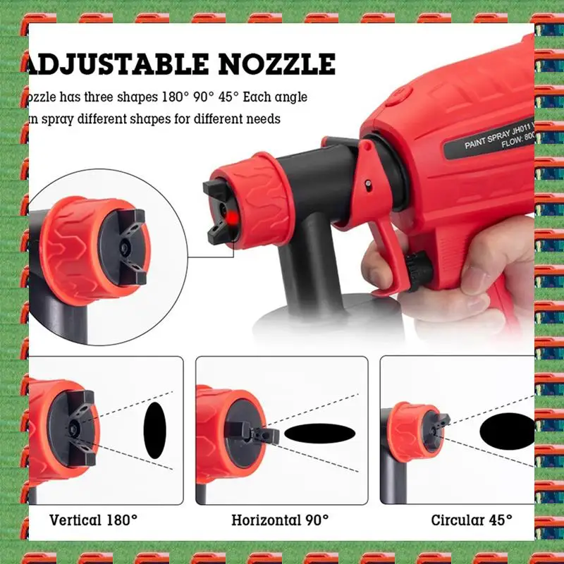 ABMO 800ML Red Electric Spray Gun High Power Paint Sprayer Tool For Car Household Red Electric Spray Gun US
ABMO 800ML Red Electric Spray Gun High Power Paint Sprayer Tool For Car Household Red Electric Spray Gun US