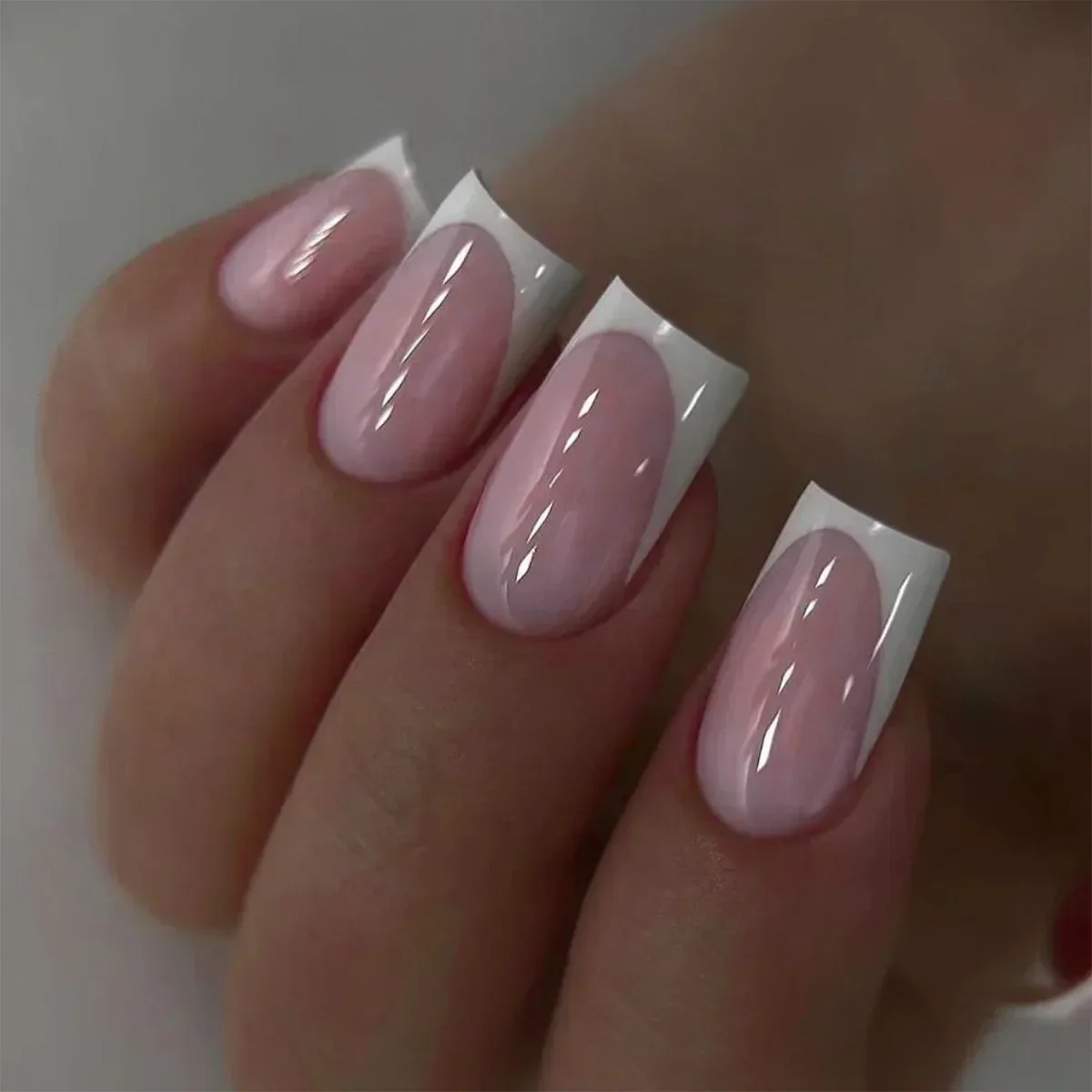 24Pcs Nude Pink Press on Nails Short Square False Nails Simple Gradient Nails Art Full Cover French Acrylic Nail Tips for Girls
24Pcs Nude Pink Press on Nails Short Square False Nails Simple Gradient Nails Art Full Cover French Acrylic Nail Tips for Girls