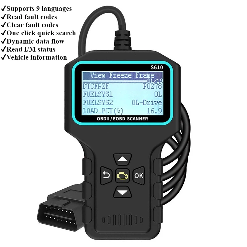 Сканер OBDII ELM327 для считывателей кодов неисправностей автомобильного двигателя может диагностировать инструменты сканирования и четкие коды ошибок
Сканер OBDII ELM327 для считывателей кодов неисправностей автомобильного двигателя может диагностировать инструменты сканирования и четкие коды ошибок