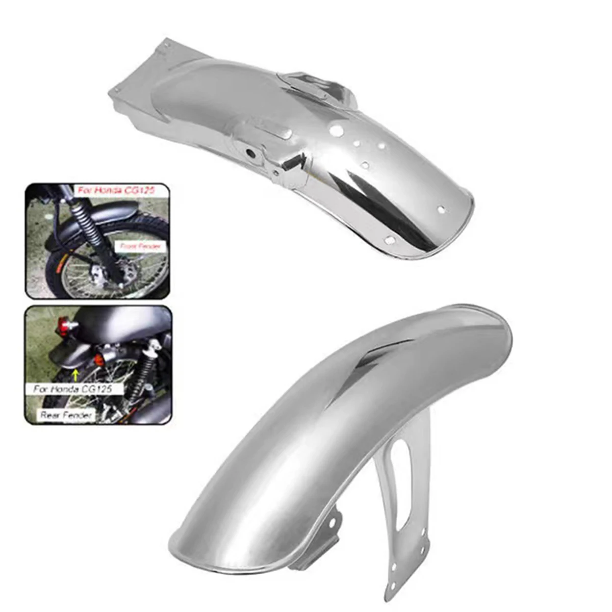 New PVC Motorcycle Rear Wheel Cover Fender Splash Guard Mudguard Bracket for Honda CG125 Black Motorbike Retro Retrofit Fender
New PVC Motorcycle Rear Wheel Cover Fender Splash Guard Mudguard Bracket for Honda CG125 Black Motorbike Retro Retrofit Fender