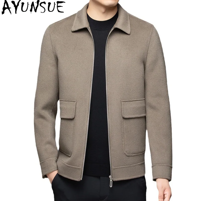 AYUNSUE 100% Real Wool Jacket Men 2025 Winter Clothes Business Casual Mens Coat Double-sided Woolen Coats 2025 Пальто Зимнее
AYUNSUE 100% Real Wool Jacket Men 2025 Winter Clothes Business Casual Mens Coat Double-sided Woolen Coats 2025 Пальто Зимнее