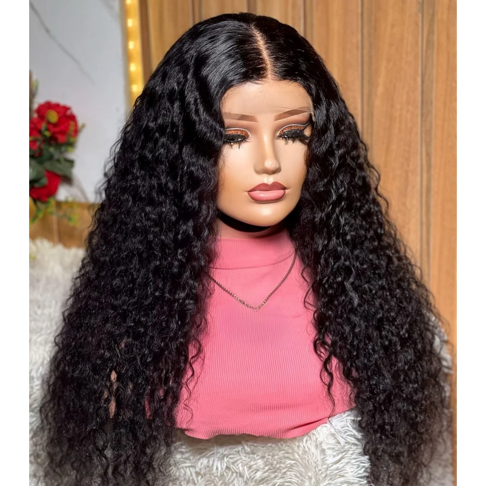 Soft Kinky Curly Long Black 180Density 26Inch Glueless Deep Lace Front Wig For Women With Baby Hair Preplucked Daily
Soft Kinky Curly Long Black 180Density 26Inch Glueless Deep Lace Front Wig For Women With Baby Hair Preplucked Daily