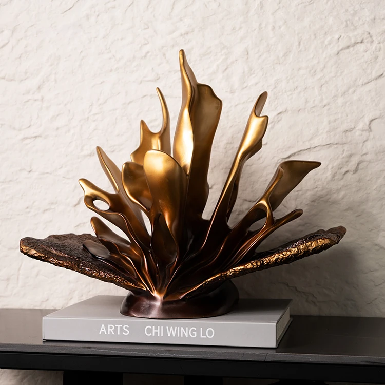 Настольные современные аксессуары ручной работы, роскошные офисные декоративные предметы, античная золотая цветочная скульптура из смолы, домашний декор
Настольные современные аксессуары ручной работы, роскошные офисные декоративные предметы, античная золотая цветочная скульптура из смолы, домашний декор