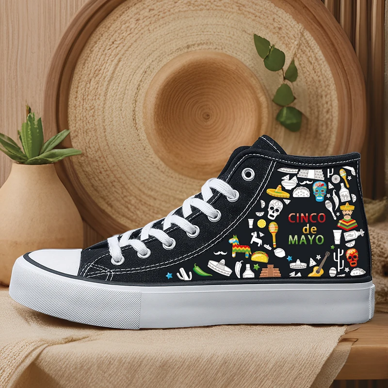 Women's Sports Shoes, Student Sports Enthusiasts, Spring and Summer Fifth-Section Women's Canvas Shoes, Cinco De Mayo Round-Toe High-Top Round-Toe Flats-Soled Breathable Vulcanized Shoes, Digital Printing Women's Shoes
Women's Sports Shoes, Student Sports Enthusiasts, Spring and Summer Fifth-Section Women's Canvas Shoes, Cinco De Mayo Round-Toe High-Top Round-Toe Flats-Soled Breathable Vulcanized Shoes, Digital Printing Women's Shoes
