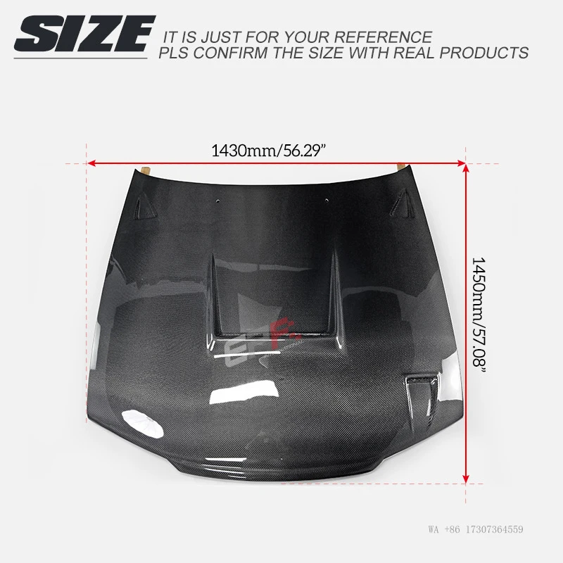 Suitable for Nissan Skyline R32 carbon fiber modification parts, GTR front hood, perforated engine cover
Suitable for Nissan Skyline R32 carbon fiber modification parts, GTR front hood, perforated engine cover