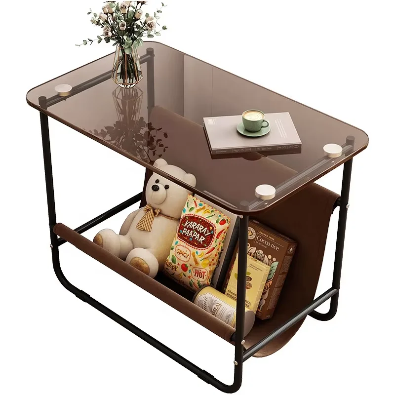Luxury living room coffee table with movable art, creative rectangular side cabinets, shelving corner table
Luxury living room coffee table with movable art, creative rectangular side cabinets, shelving corner table