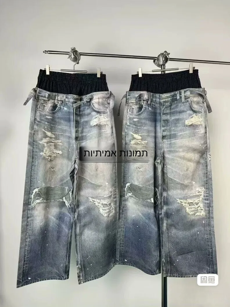 Unisex 3D Printed Double Waist Denim Pants Casual Loose Fit Summer Jeans for Teenagers Fashionable A-Line Style
Unisex 3D Printed Double Waist Denim Pants Casual Loose Fit Summer Jeans for Teenagers Fashionable A-Line Style