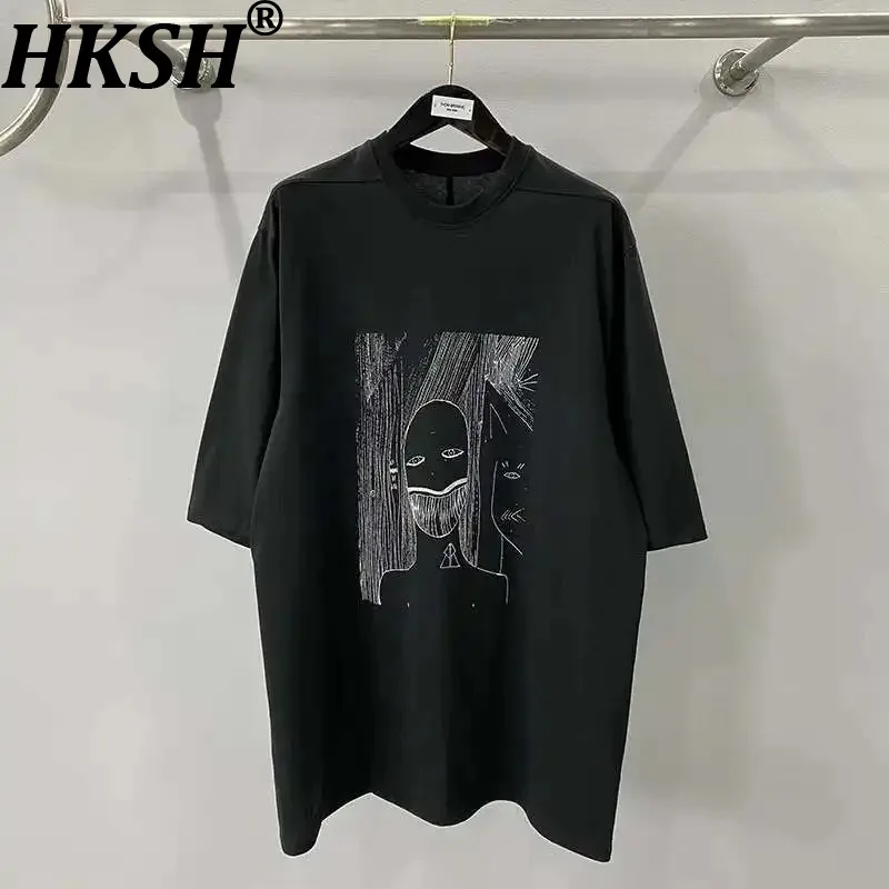 Летняя новинка: мужская футболка в стиле дарк-панк из хлопка, свободного кроя, больших размеров, для молодежи, с коротким рукавом, модная, стильная, женская нишевая модель HK2015
Летняя новинка: мужская футболка в стиле дарк-панк из хлопка, свободного кроя, больших размеров, для молодежи, с коротким рукавом, модная, стильная, женская нишевая модель HK2015