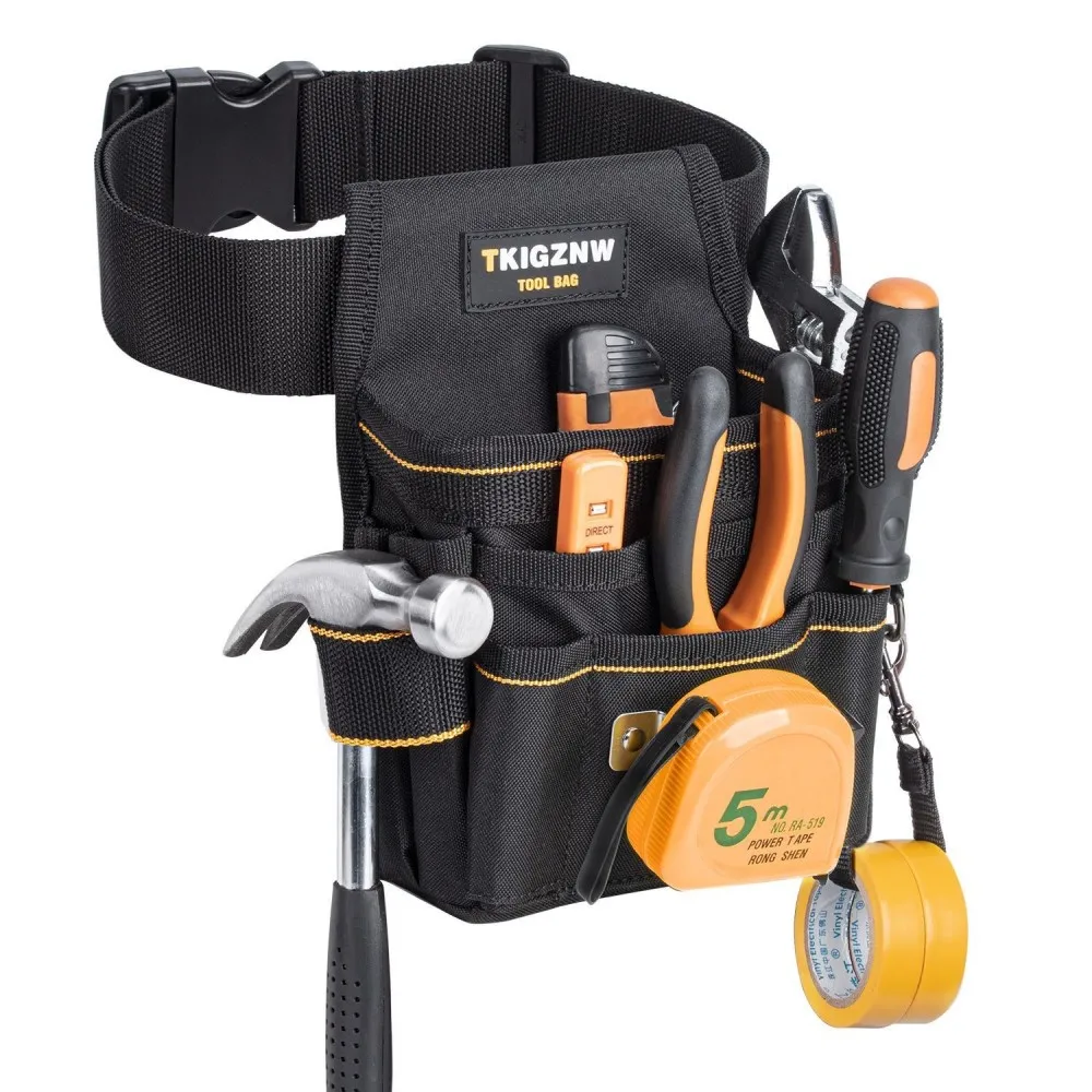 Outdoor Work Tool Waist Bag, Adjustable Belt Multi-Pocket Maintenance Pouch
Outdoor Work Tool Waist Bag, Adjustable Belt Multi-Pocket Maintenance Pouch