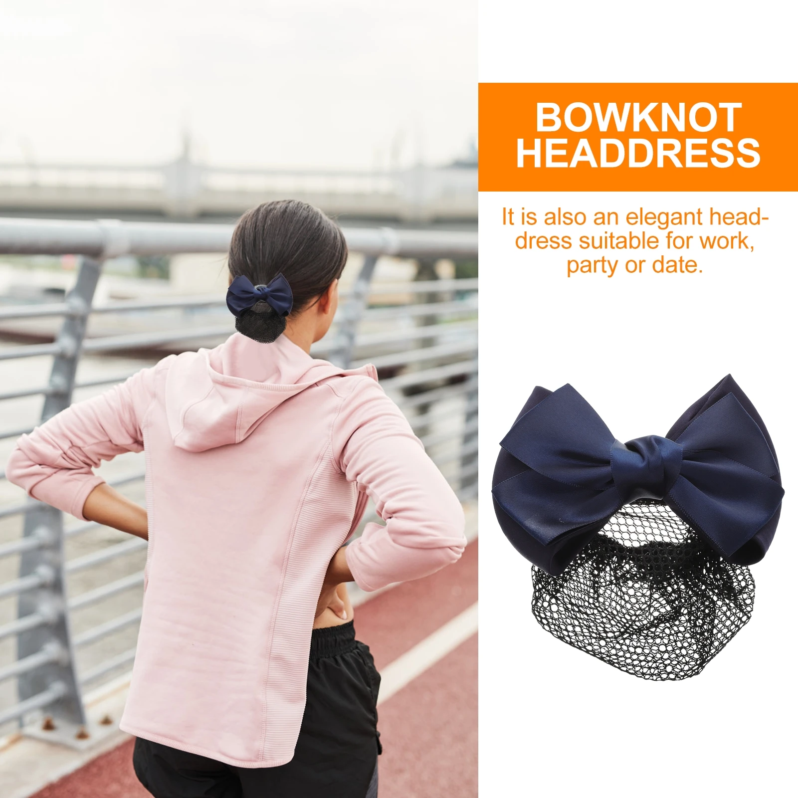 1pc Bowknot Hair Snood Pearl Studded Elastic Hair Clip Elegant Bun Net For Party Work Date Hot Weather Relief Dark Blue
1pc Bowknot Hair Snood Pearl Studded Elastic Hair Clip Elegant Bun Net For Party Work Date Hot Weather Relief Dark Blue