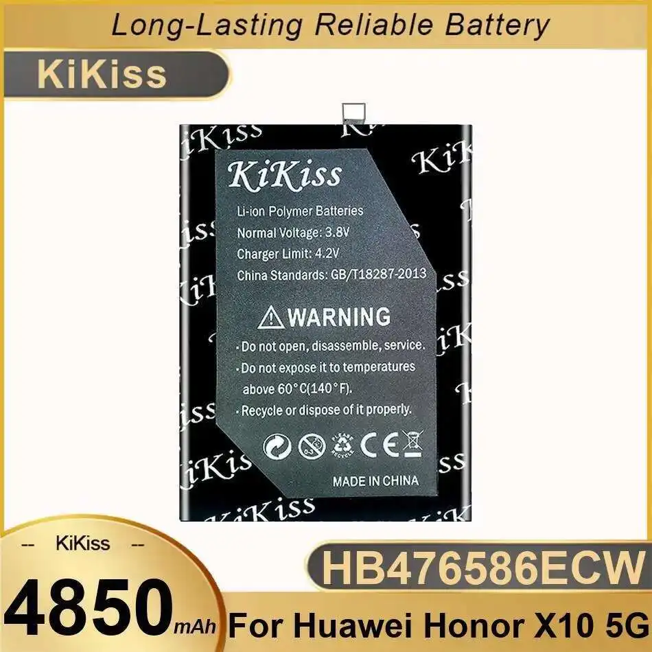 Mobile Phone Battery HB476586ECW For Huawei Honor X10 5G High Compatibility 4850Mah
Mobile Phone Battery HB476586ECW For Huawei Honor X10 5G High Compatibility 4850Mah
