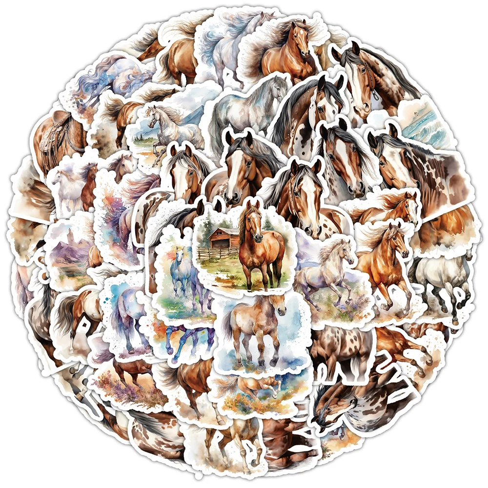 10/30/50pcs Watercolor Horse Cartoon Animals Stickers Decals for Kids Toy DIY Phone Skateboard Scrapbook Funny Graffiti Sticker
10/30/50pcs Watercolor Horse Cartoon Animals Stickers Decals for Kids Toy DIY Phone Skateboard Scrapbook Funny Graffiti Sticker