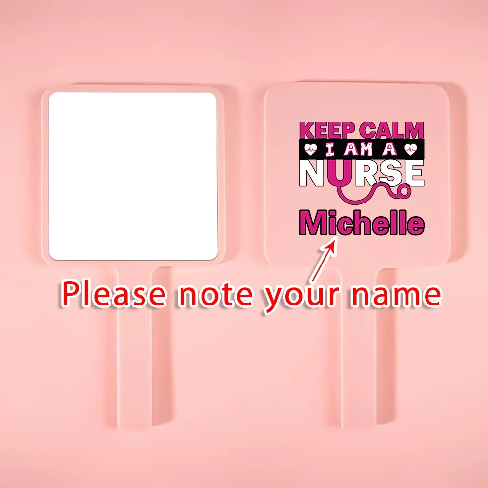 Customized Name Handheld Makeup Mirror Portable Vanity Mirror Personalized Compact Mirror Engraved Lightweight for Women Girls
Customized Name Handheld Makeup Mirror Portable Vanity Mirror Personalized Compact Mirror Engraved Lightweight for Women Girls