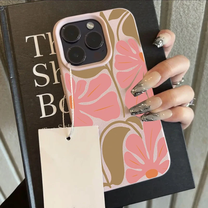 For iPhone 17 16 15 14 13 12 11Pro Max case Pink Flower Print Phone Case, Shockproof Full Body Protective Cover
For iPhone 17 16 15 14 13 12 11Pro Max case Pink Flower Print Phone Case, Shockproof Full Body Protective Cover