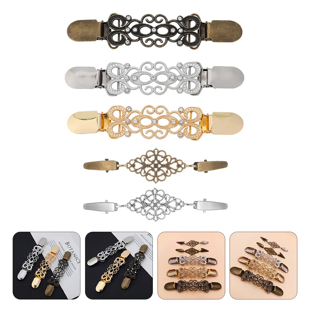 5 Pcs Sweater Flower Cardigan Clip Brooch Alloy Rhinestone Clothing Decor Shawl Clips Women Fashion Accessories Elegant Design
5 Pcs Sweater Flower Cardigan Clip Brooch Alloy Rhinestone Clothing Decor Shawl Clips Women Fashion Accessories Elegant Design