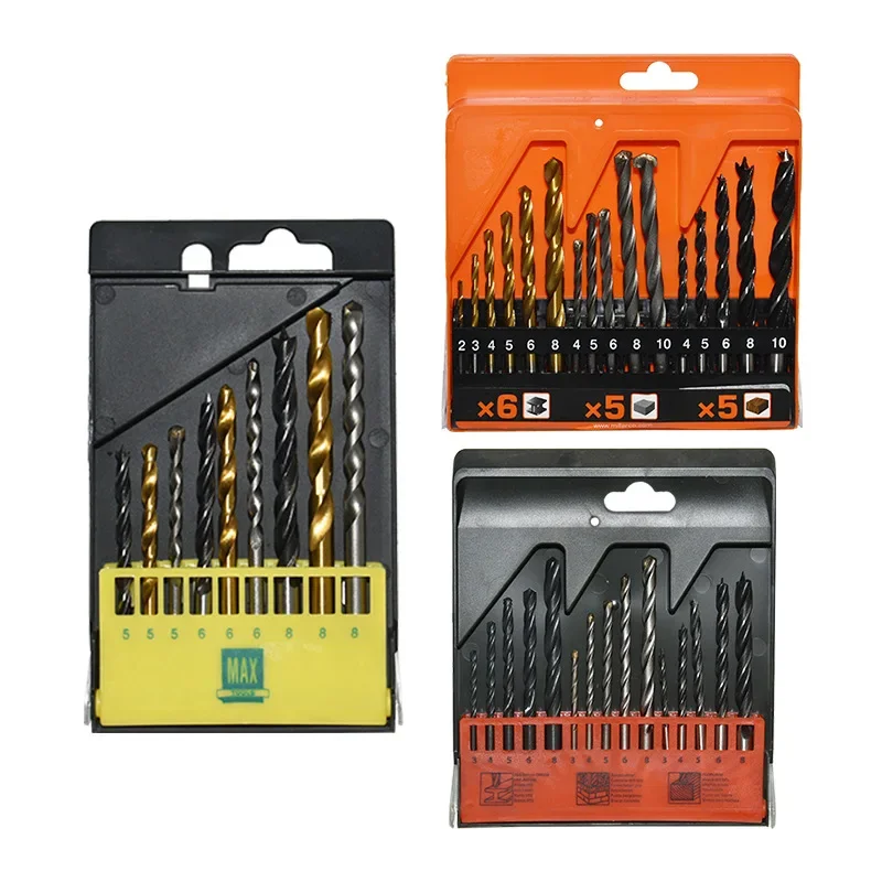Multifunctional Woodworking Drill Bit Set Electric Hole Tool Kit Wholesale 16/15/9pcs HSS Twist For Construction
Multifunctional Woodworking Drill Bit Set Electric Hole Tool Kit Wholesale 16/15/9pcs HSS Twist For Construction